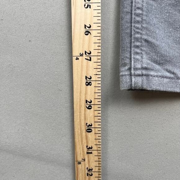 Vintage Levis Skosh Jeans Mens 36 Gray Denim Straight Leg Light Charcoal Wash - Picture 11 of 14